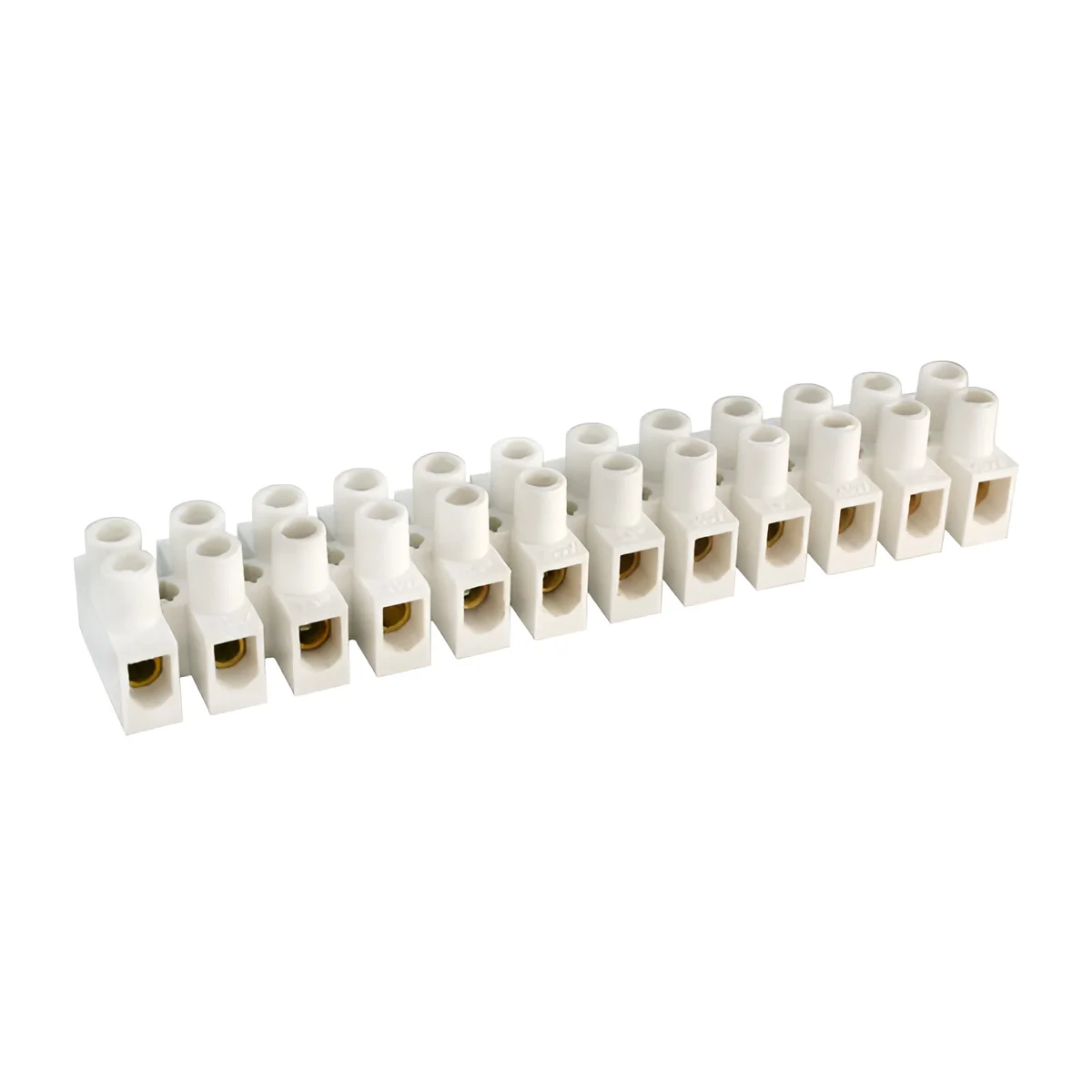 Regleta de conexión 12 elementos Intensidad 41A./57A 10mm2. Electro DH Color Blanco 10.777/10 8430552117406