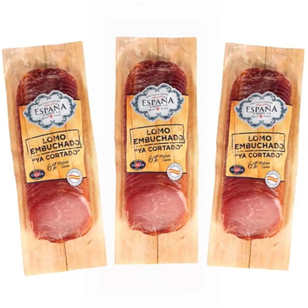 LOMO EMBUCHADO ESPAÑA E HIJOS 3 PAQUETES DE 200G