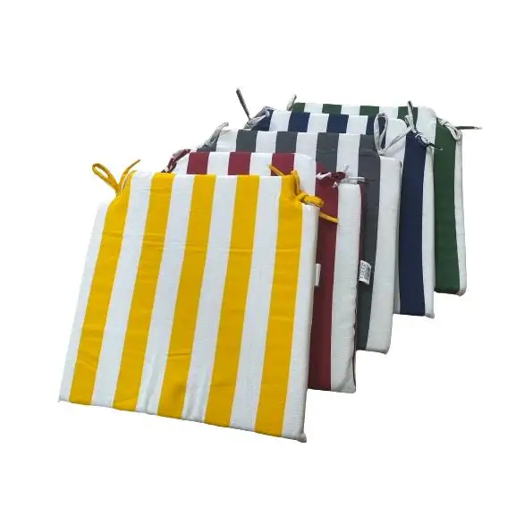 Reino mansidi -Pack de 2/4/6 cojinde  40x40x3cm .Cojin de espuma para cojin,Cojin de jardin,Cojin de Terraza,Cojin de playa, Cojin de bar, sueve , Comodo,facil de llevar.