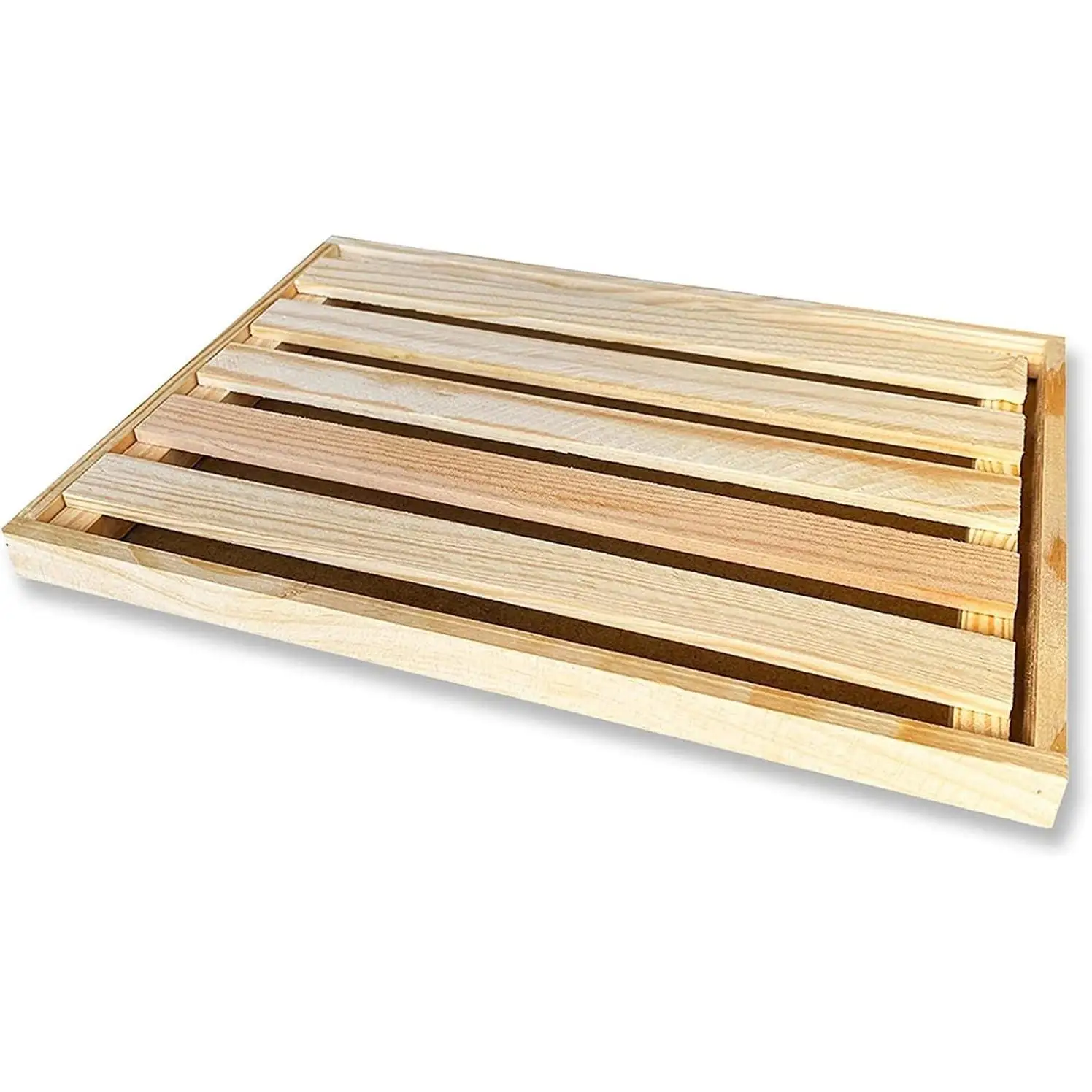 Tabla para cortar pan con recogemigas de pan, tabla de madera para cortar pan con rejilla extraíble para recoger migas de pan, fabricada en madera 32x22x2cm, tablas panera recoge migas para cocina.
