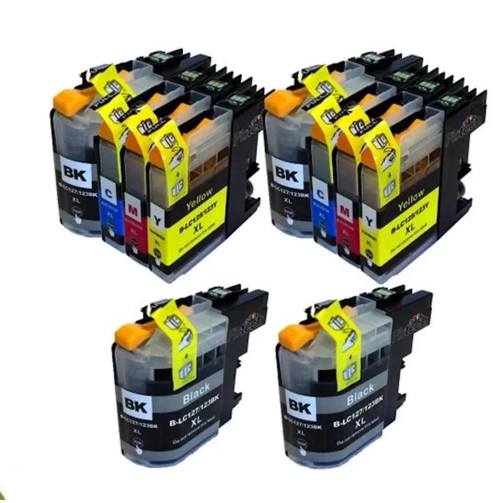 BROTHER LC123/LC121 DCP-J4110 MFC-J4510 MFC-J650 PACK 10 TINTAS compatibles