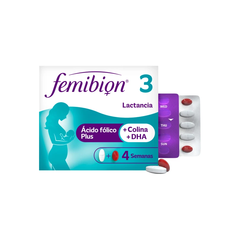 FEMIBION 3 LACTANCE 28 COMPRESSED AND 28 CAPSULES
