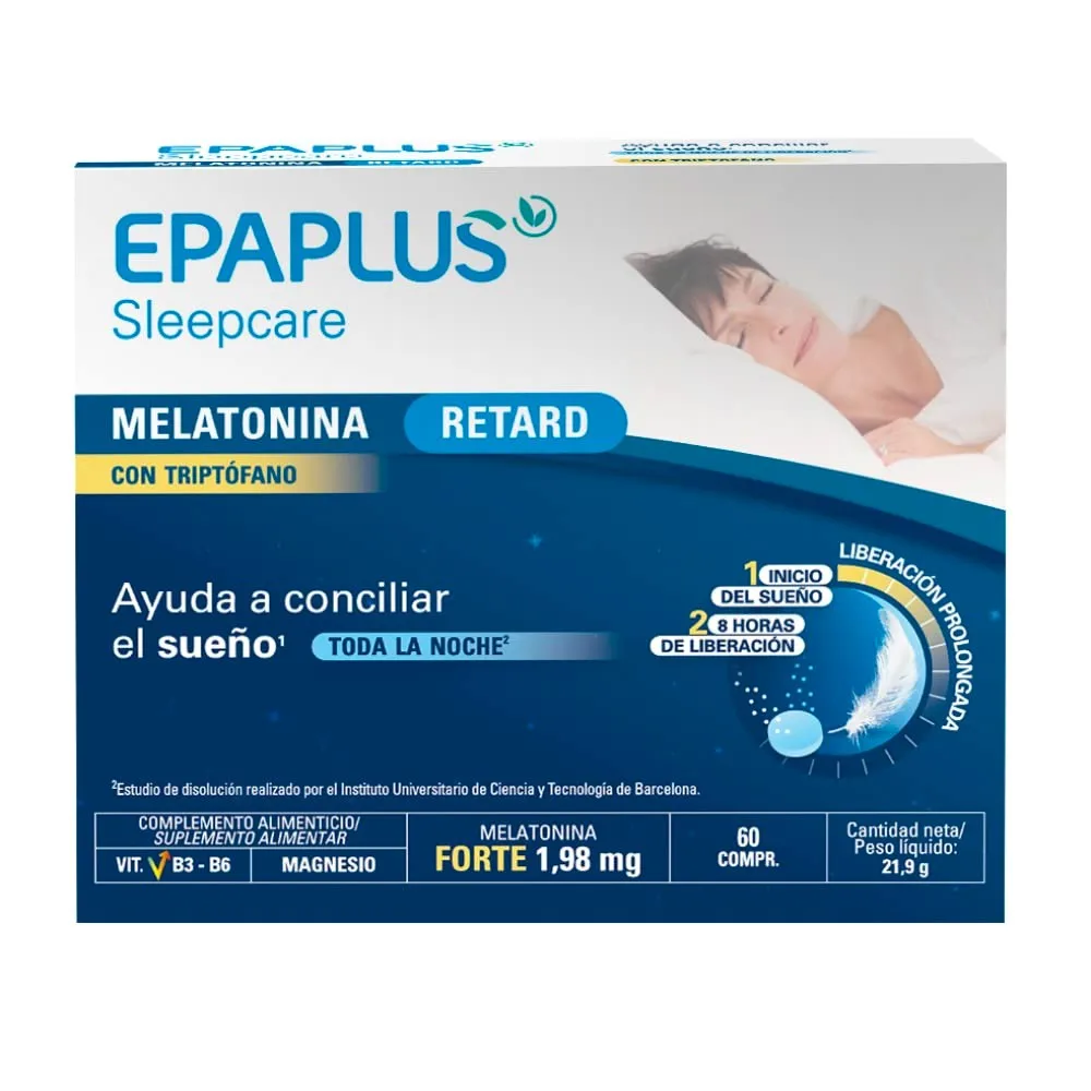 Epaplus Sleepcare Melatonina Retard con Triptofano 60comp