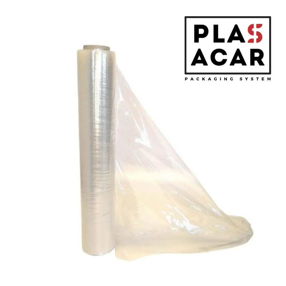 Plasacar S.L.-Rollo Film Estirable para Paletizar-Transparente