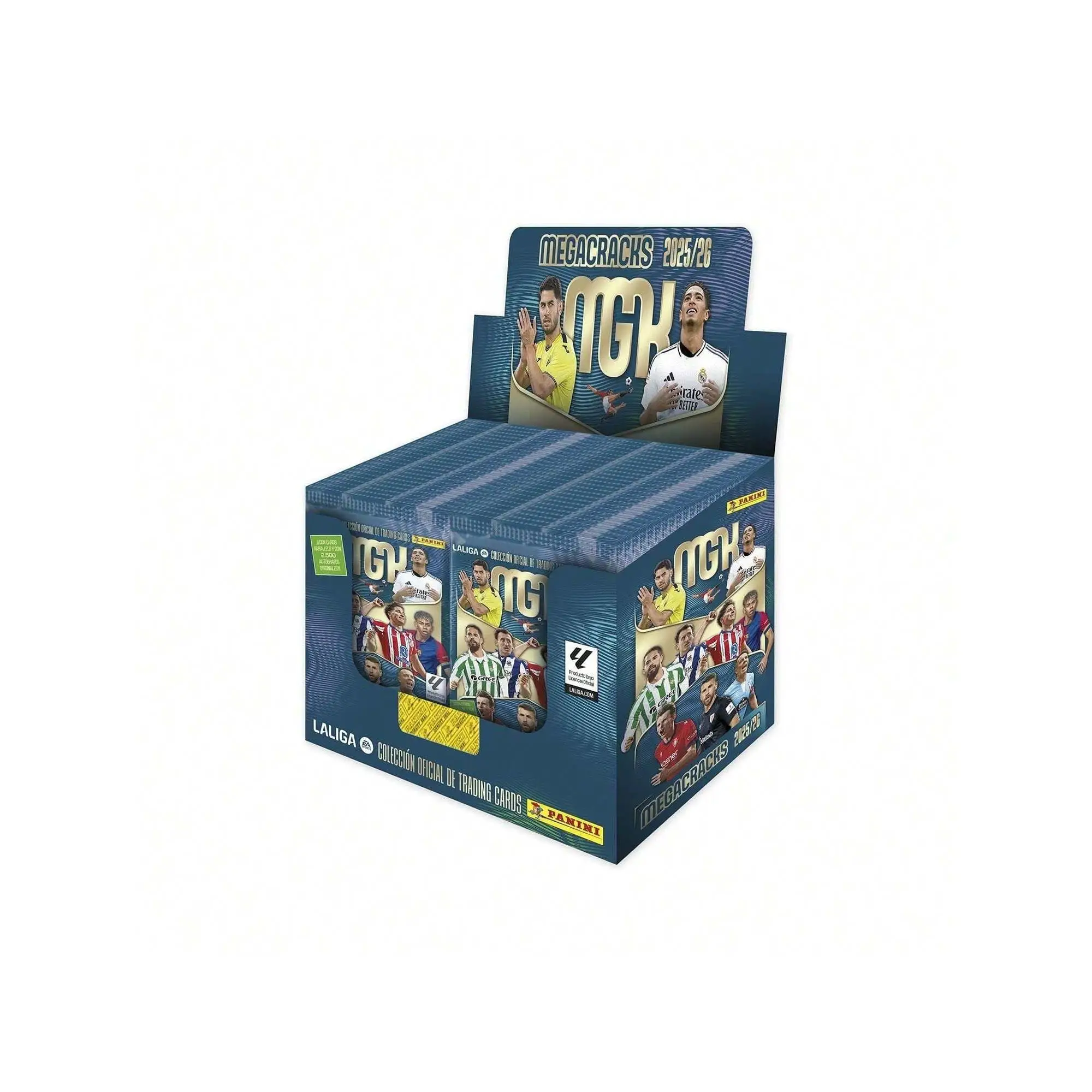 Panini MEGACRACK 2025-2026 GRAN SURTIDO DE MODELOS PARA ELEGIR (CAJA 50 SOBRES,ALBUM LANZAMIENTO + CAJA 50 SOBRES, 25SOBRES,ALBUM + 25 SOBRES ETC.. ) COLECCION CARTA FUTBOL MGK OFICIAL Y ORIGINAL GARANTIZADO