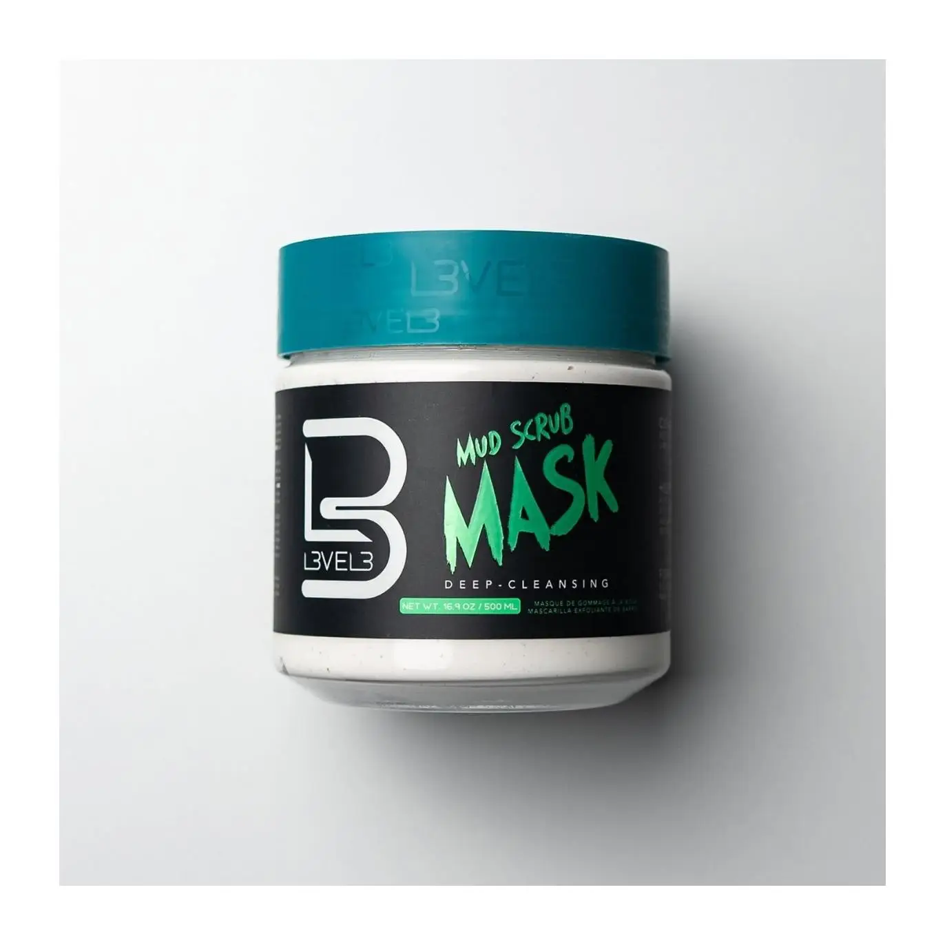 L3VEL3 MASCARILLA FACIAL BARRO - MUD SCRUB MASK 500ML