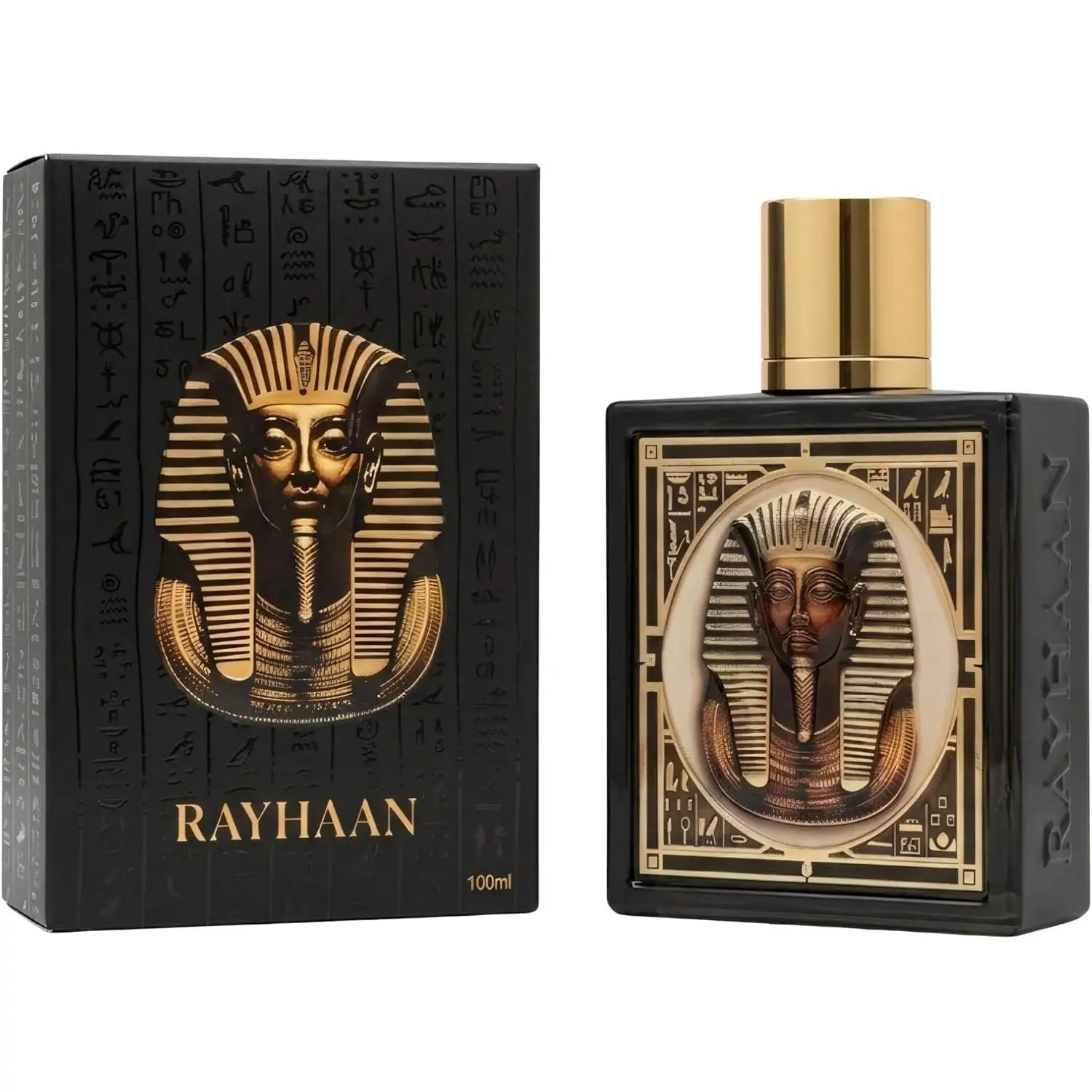 Unisex Perfume Arabe 100% Original Pharaoh Rayhaan 100 Ml - Notas Amaderadas Y Especiadas De Lujo - Imagen 4