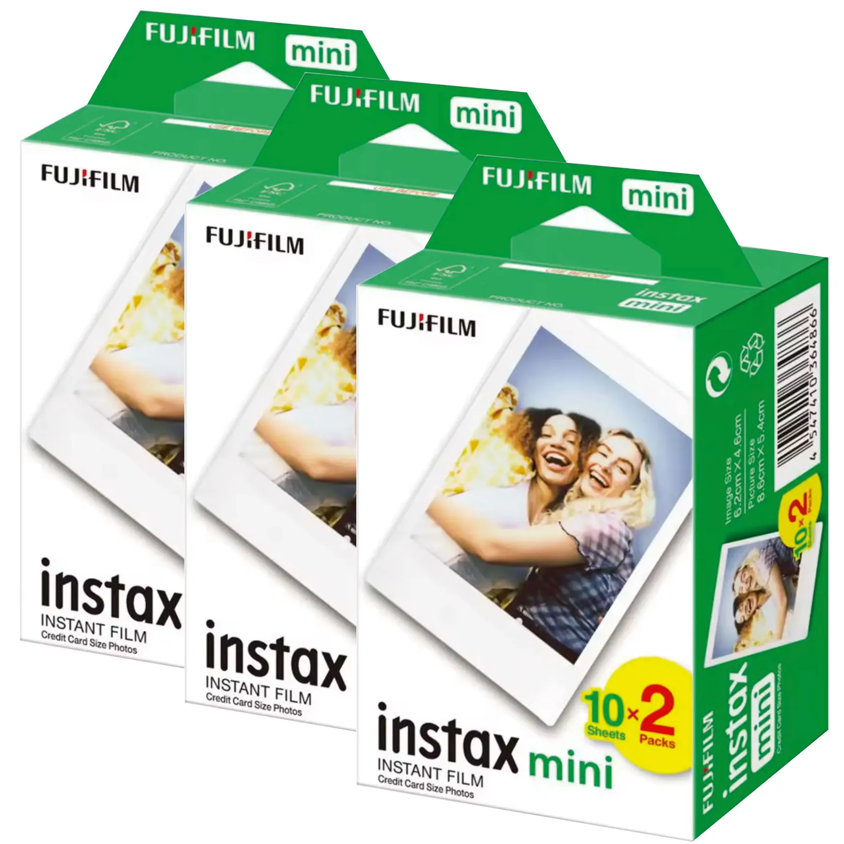 INSTAX MINI film PACK. 40, 60 and 80 photos. Instant photo film