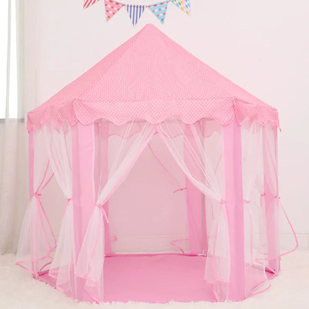 Casa de Juegos Plegable para Niños - Castillo de Princesa - Tienda de Campaña Mongol