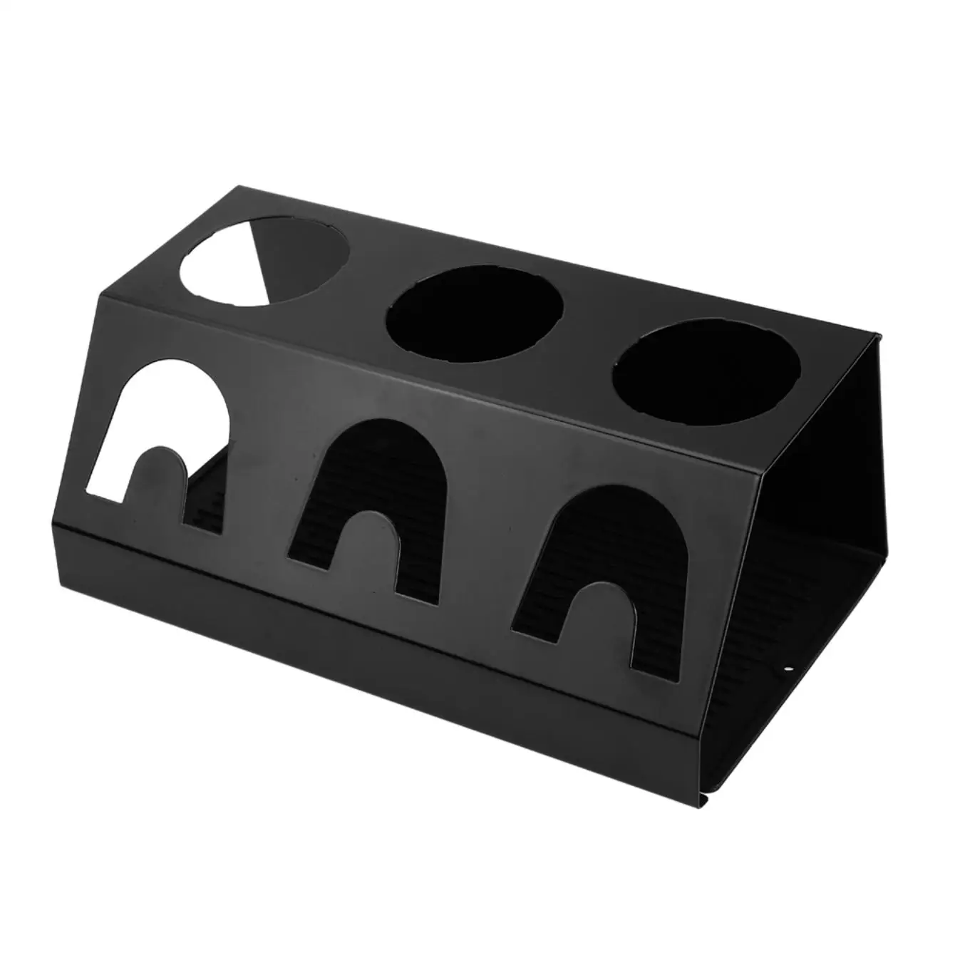 Soda Bottle Drainage Rack, Dish Rack, 3-Hole Bottle Storage Pad Holder, for Kitchen and Dining Room