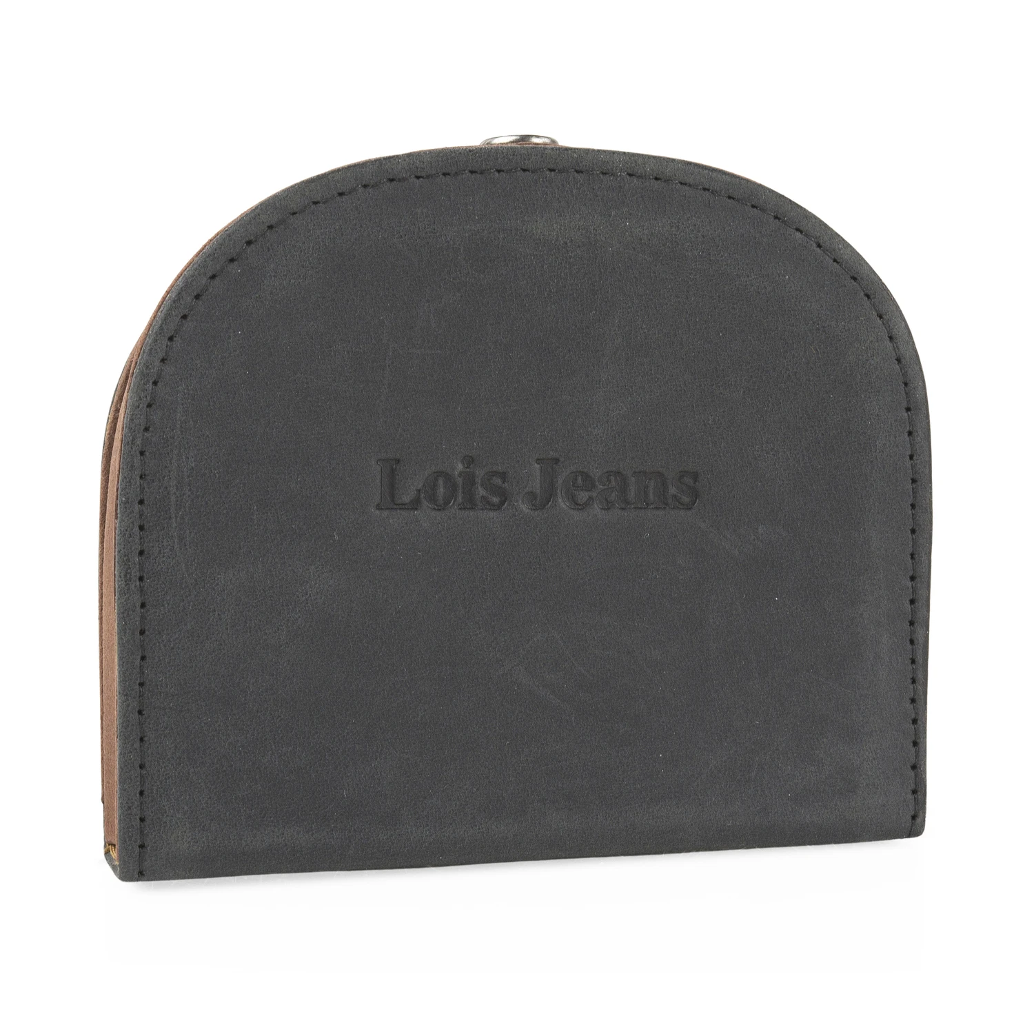 Lois - Monedero Hombre Pequeño - Carteras Para Hombre Piel Genuina - Monedero Mujer - Billeteras Para Hombre. Cartera Tarjetero Hombre Con Llavero Incluido - Cartera Hombre Con RFID 202289