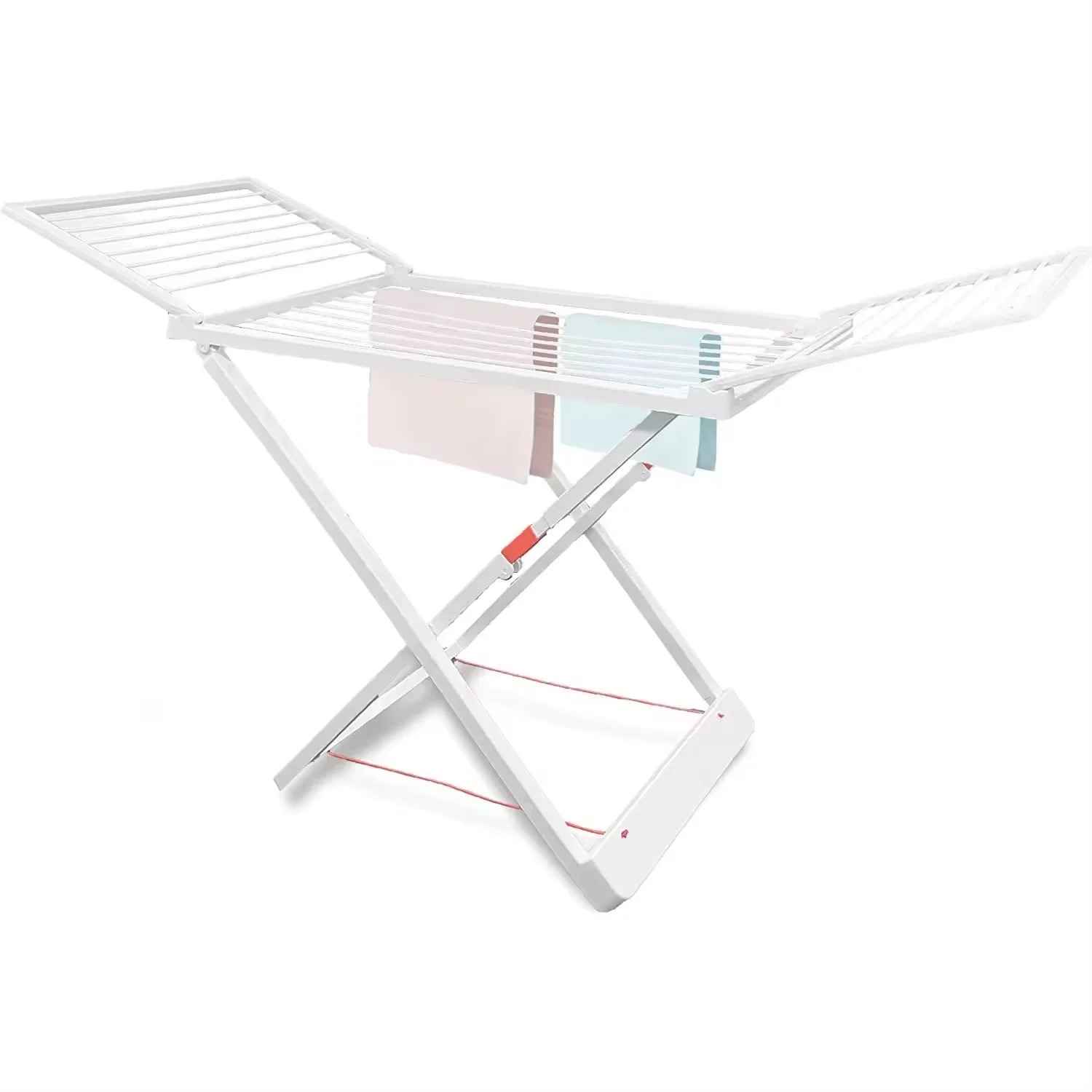 Tendedero Plegable de 100% Resina,Fabricado en España, 180x108x55cm, Resistente y Firme con Viento, Tendedero Exterior/Interior de Ropa Adecuado para Balcón, Jardín, Salón, Blanco. Envío desde España