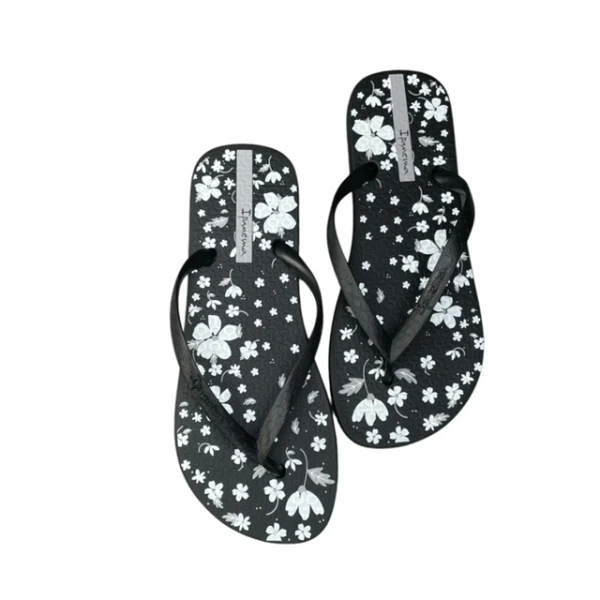 IPANEMA CLASSICA HAPPY X FEM BLACK/GREY-Finger sandals/flip flops for women