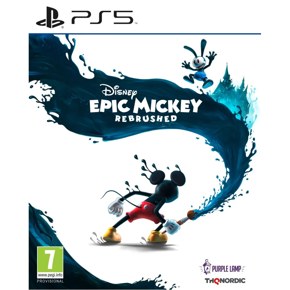 DISNEY EPIC MICKEY: REBRUSHED ELIGE VERSÍON PLAYSTATION 5 PS5 PC NINTENDO SWITCH XBOX ONE SERIES X JUEGO FÍSICO ESPAÑOL playstation