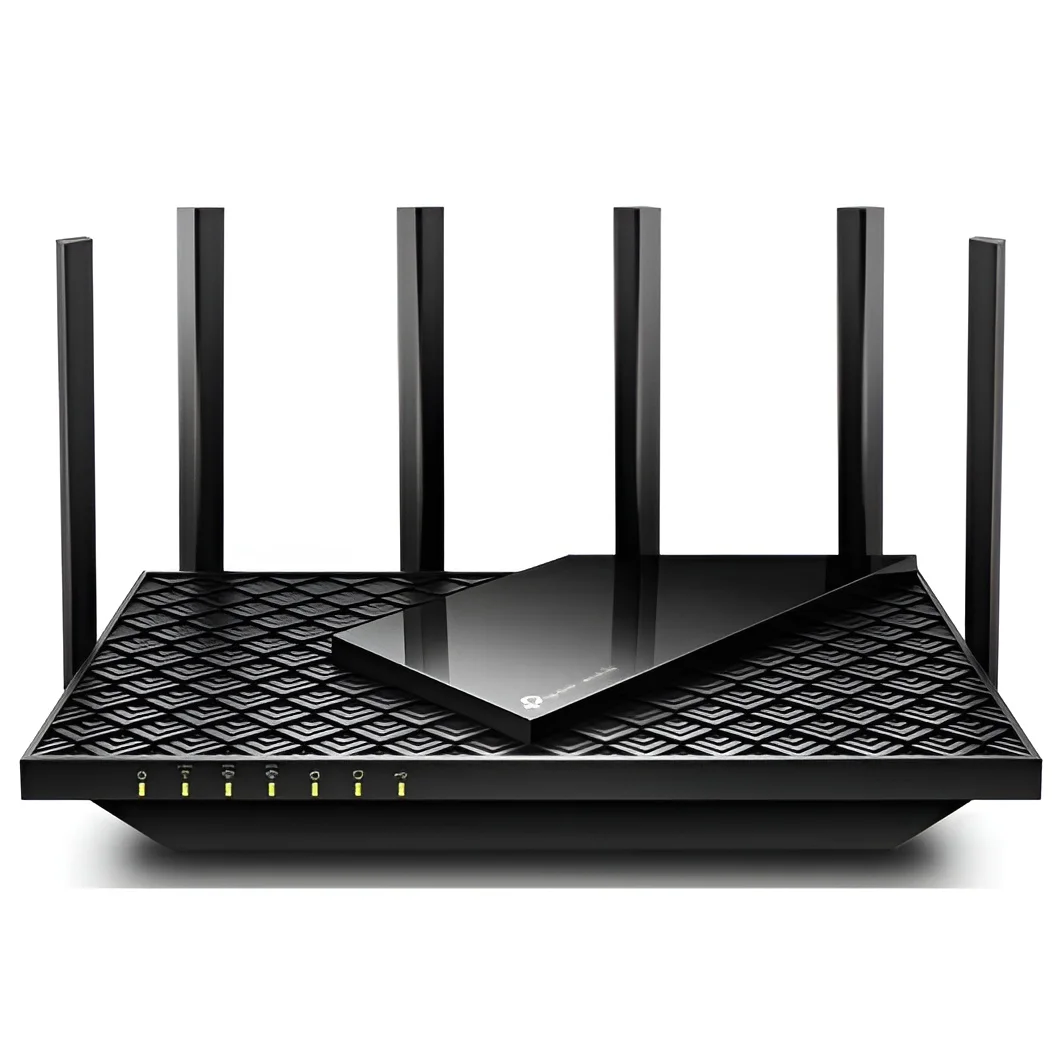 Tp-link router axe5400 tribanda wi-fi 6e - velocidades de hasta 5400mbps - 1x usb 3.0, 5x lan - 6 antenas externas