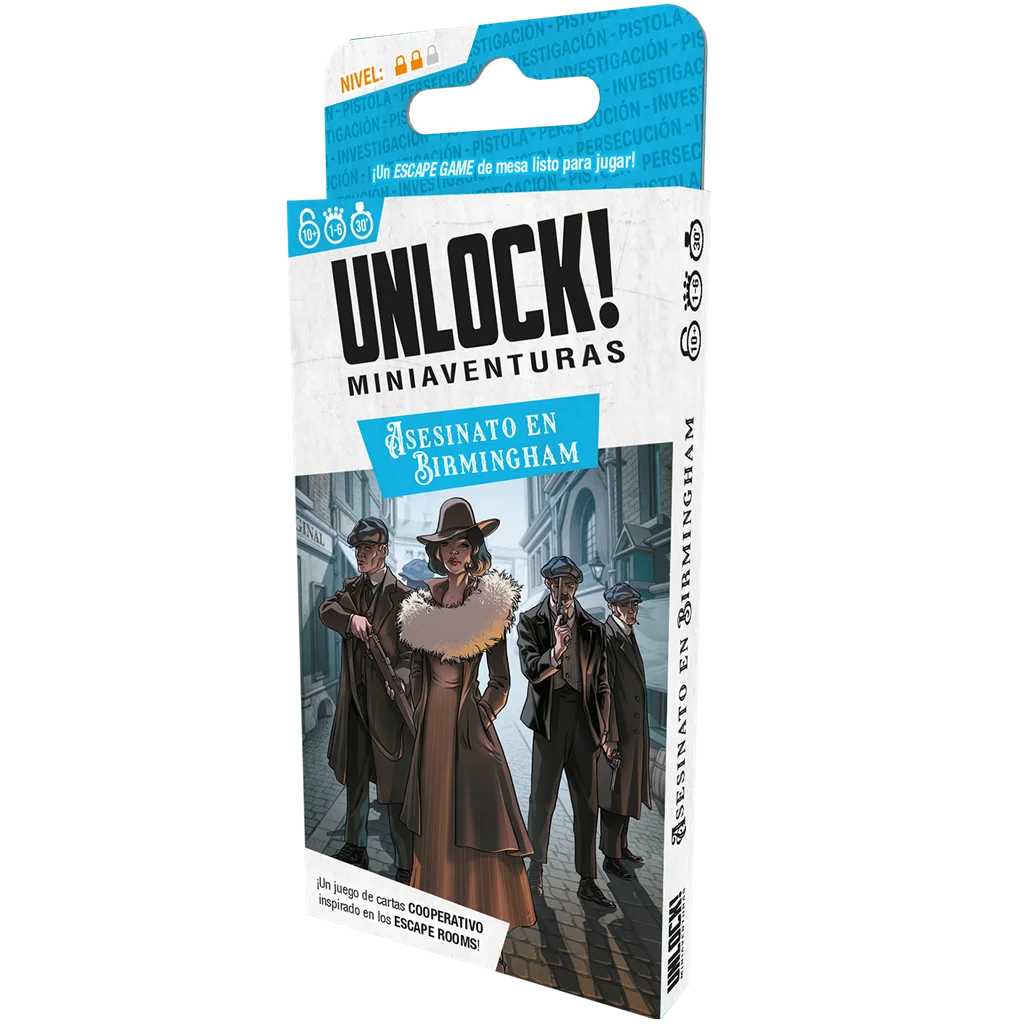 Asmodee - Unlock! Mini Adventures murder in Birmingham