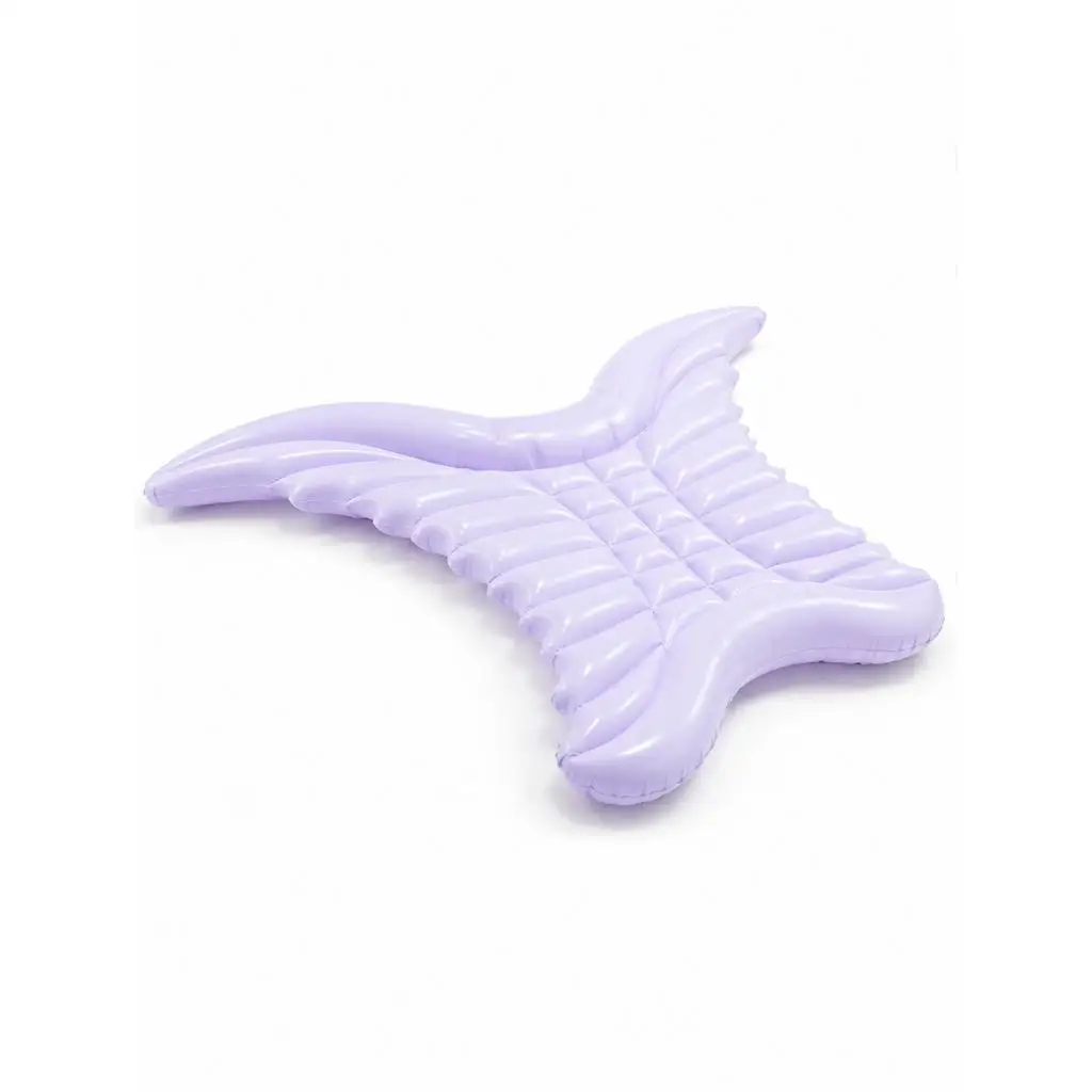 Flotador Alas de Ángel Hinchable Gigante para Playa y Piscina Blanco (37550)