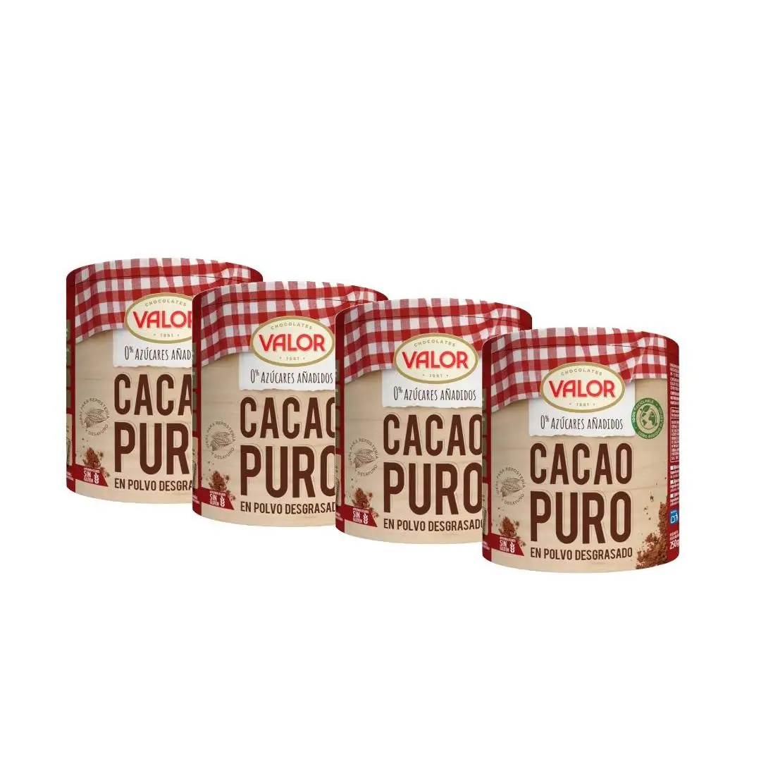 Pure cocoa value in fragrant powder 0% added sugars