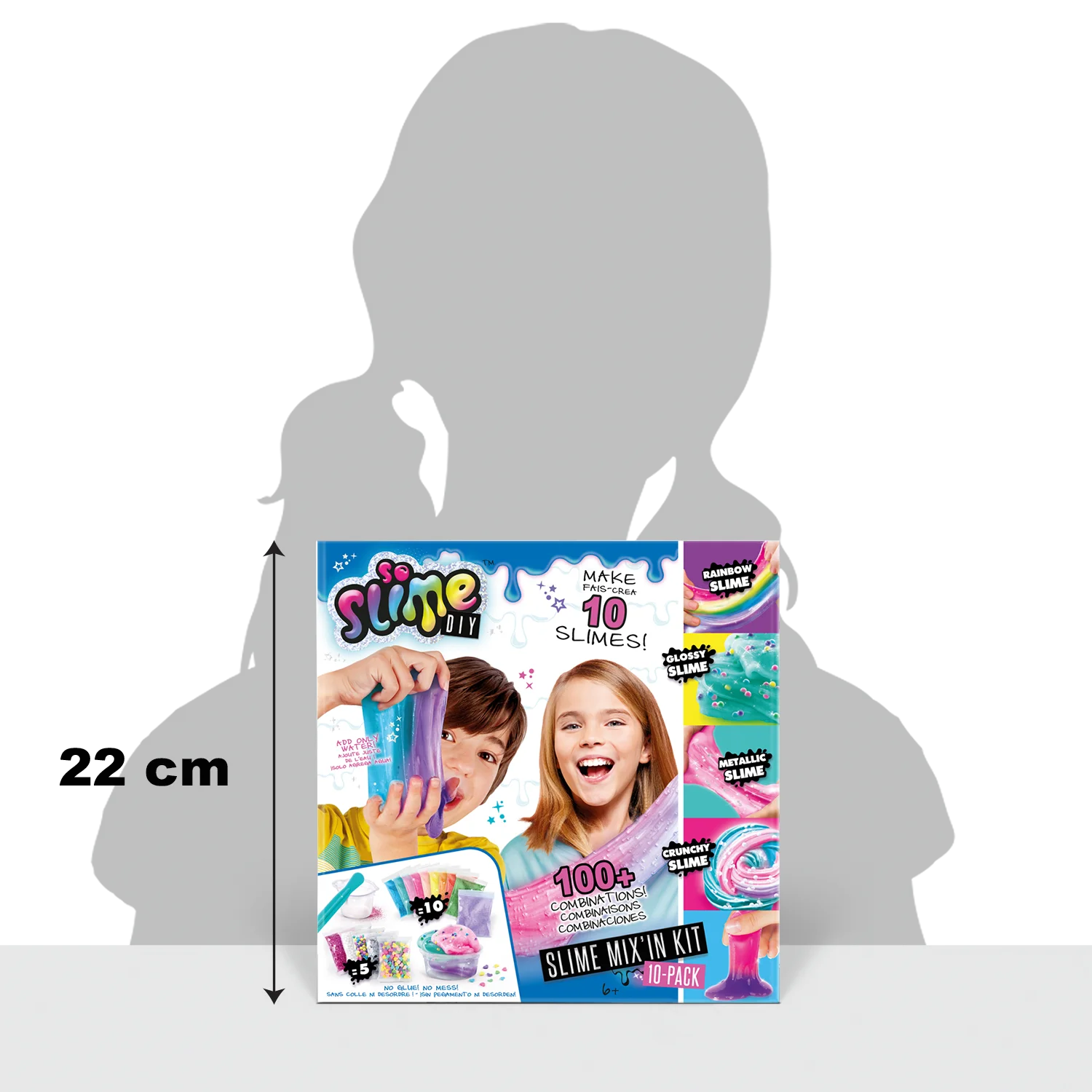 Slime mix in kit 10 pack - so slime - canal toys - ssc184