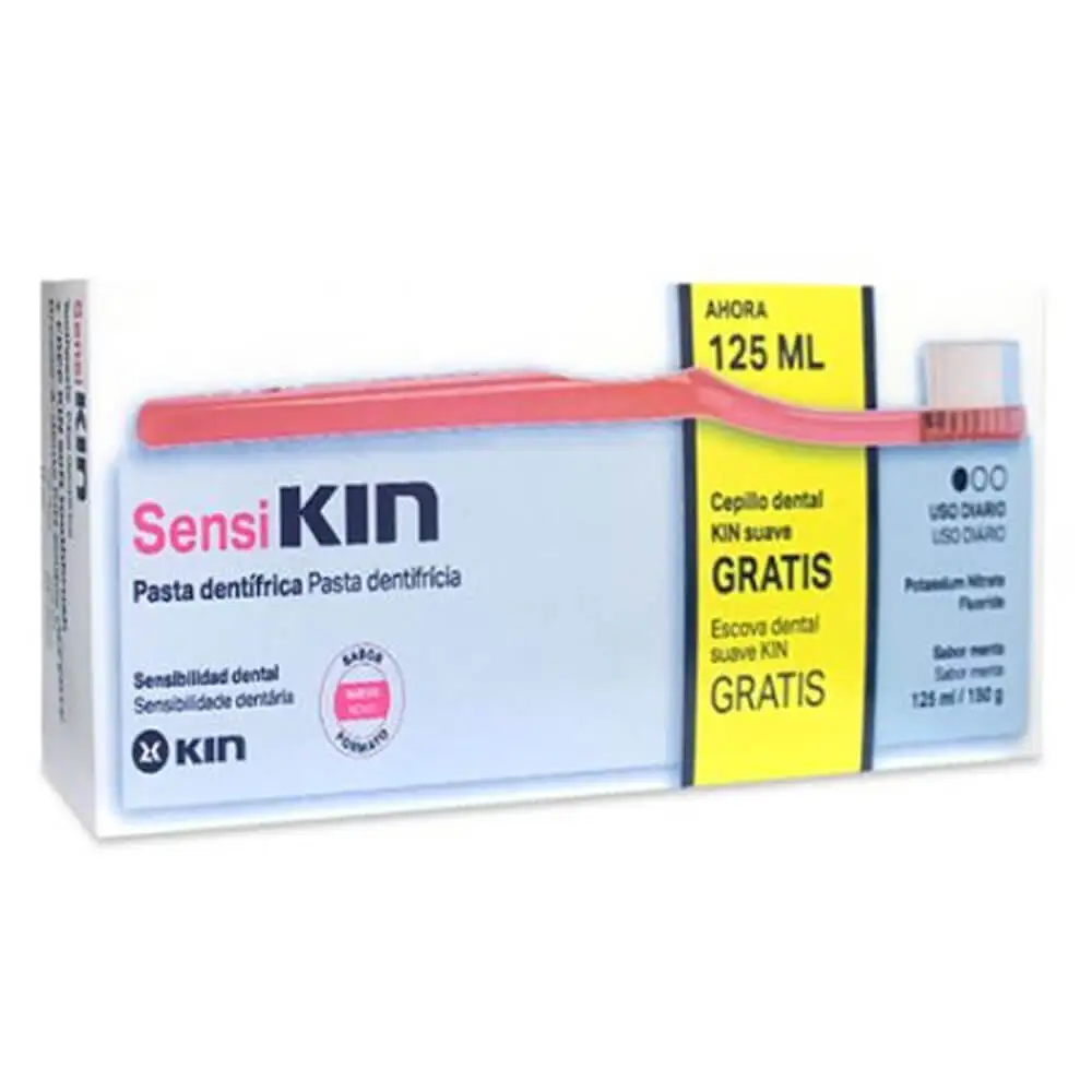 Kin Sensikin Pasta Dentífrica 125 ml + Regalo Cepillo Dental
