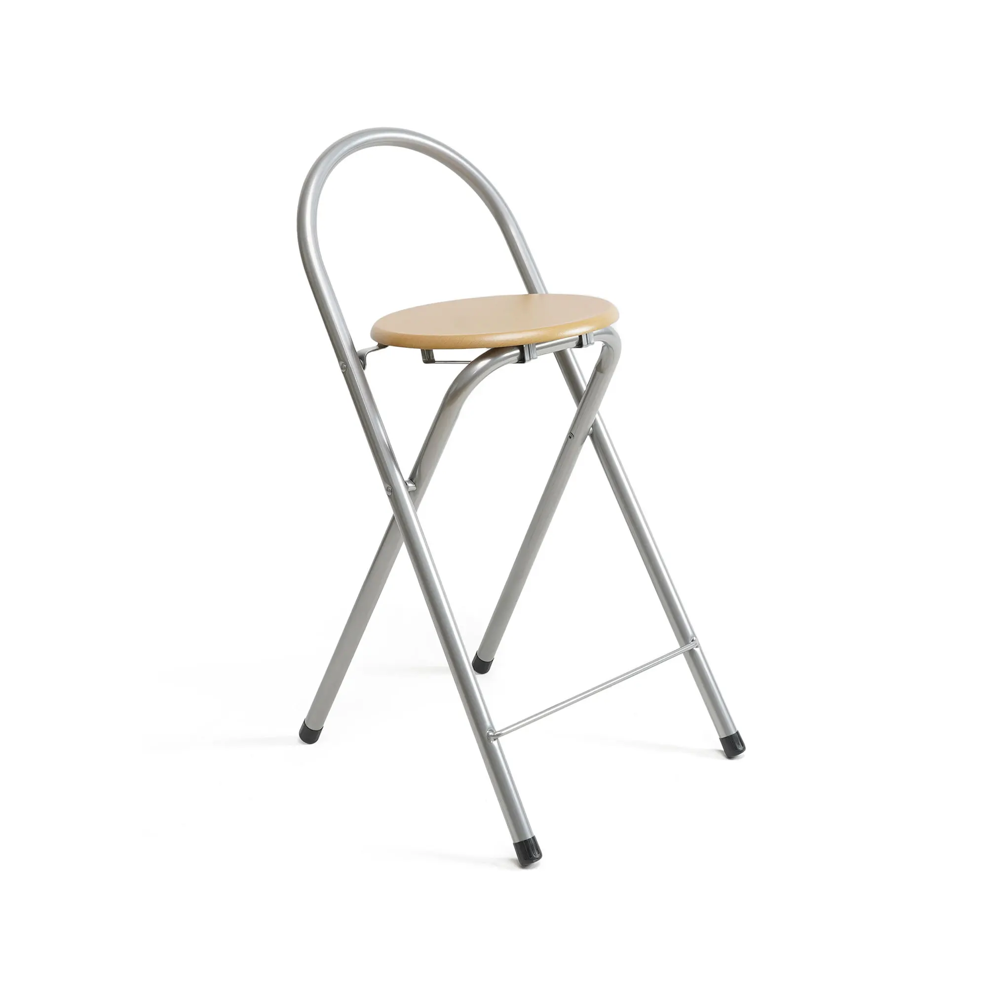 The Secret Home - Pack de 1, 2, 4 y 6  Taburetes Plegables de Madera y Metal - Alto. 80 cm x Largo. 40 cm - 3 Modelos