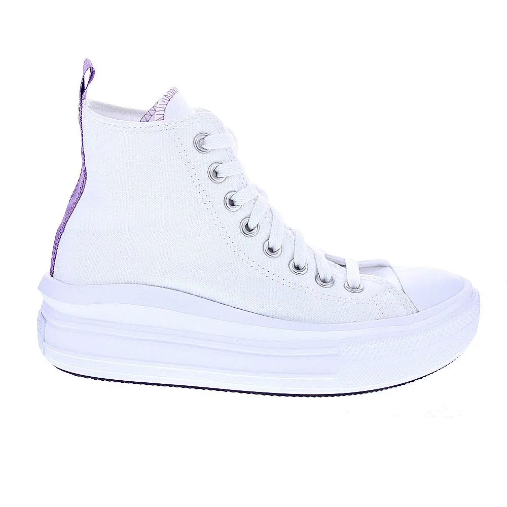 Converse Mujer Zapatillas botas modelo Move Plataforma textil blanca Blanco