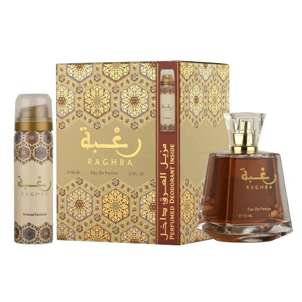 Lattafa Raghba Set Eau de Parfum 100ml + deodorant 50ml Unisex