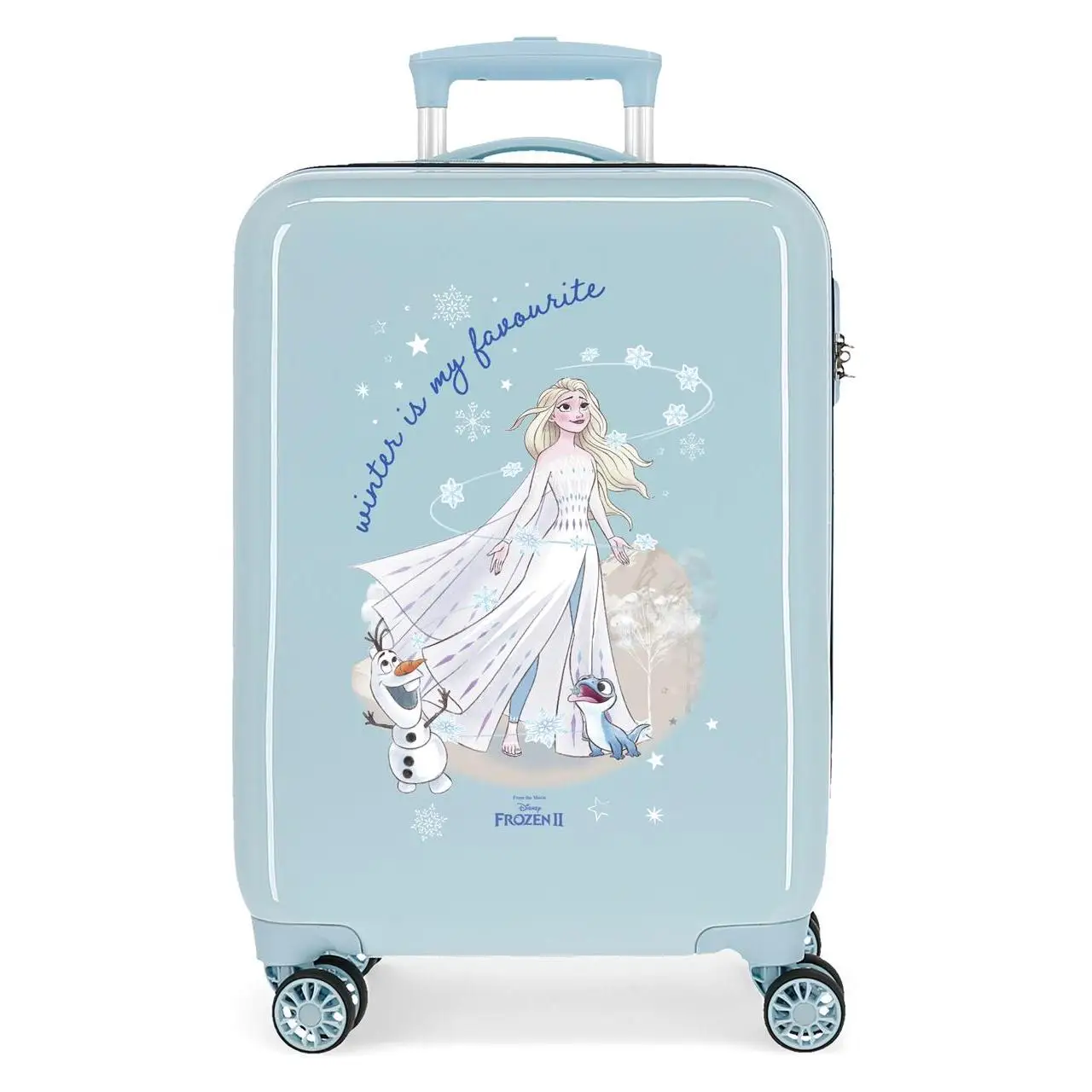Disney Frozen Maleta De Cabina ABS Rígida Adventure Of My Mind Azul