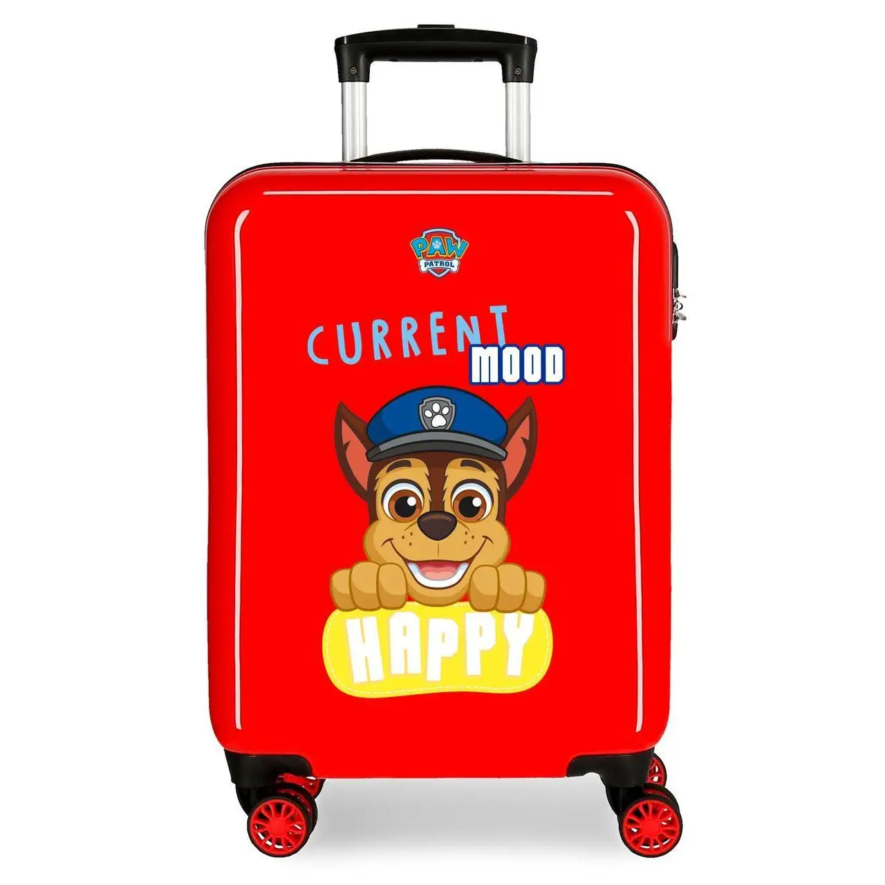 Maleta de cabina La patrulla canina Playful rojo 55x38x20cm