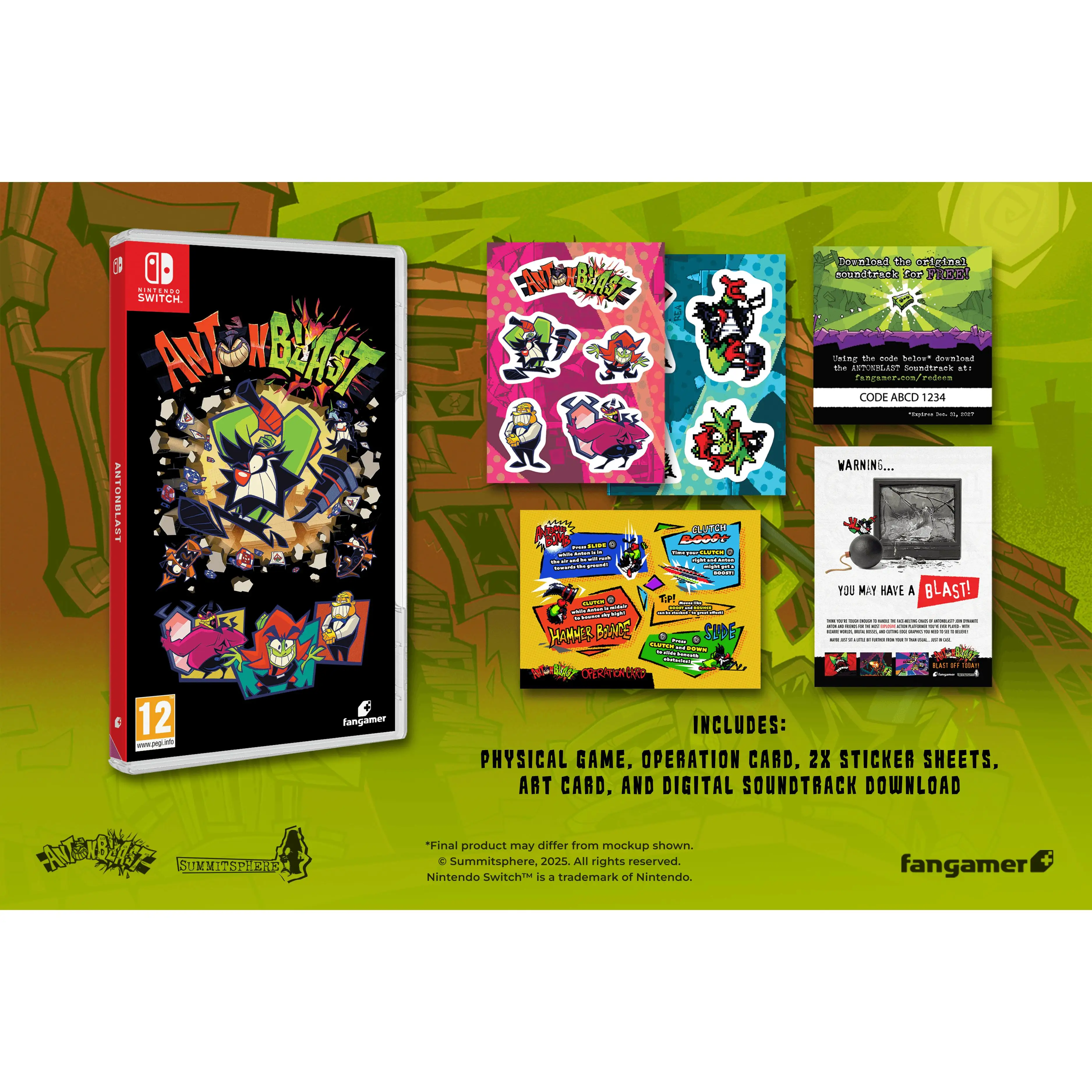 ANTONBLAST - Switch - Nuevo Precintado - PAL España - Meridiem