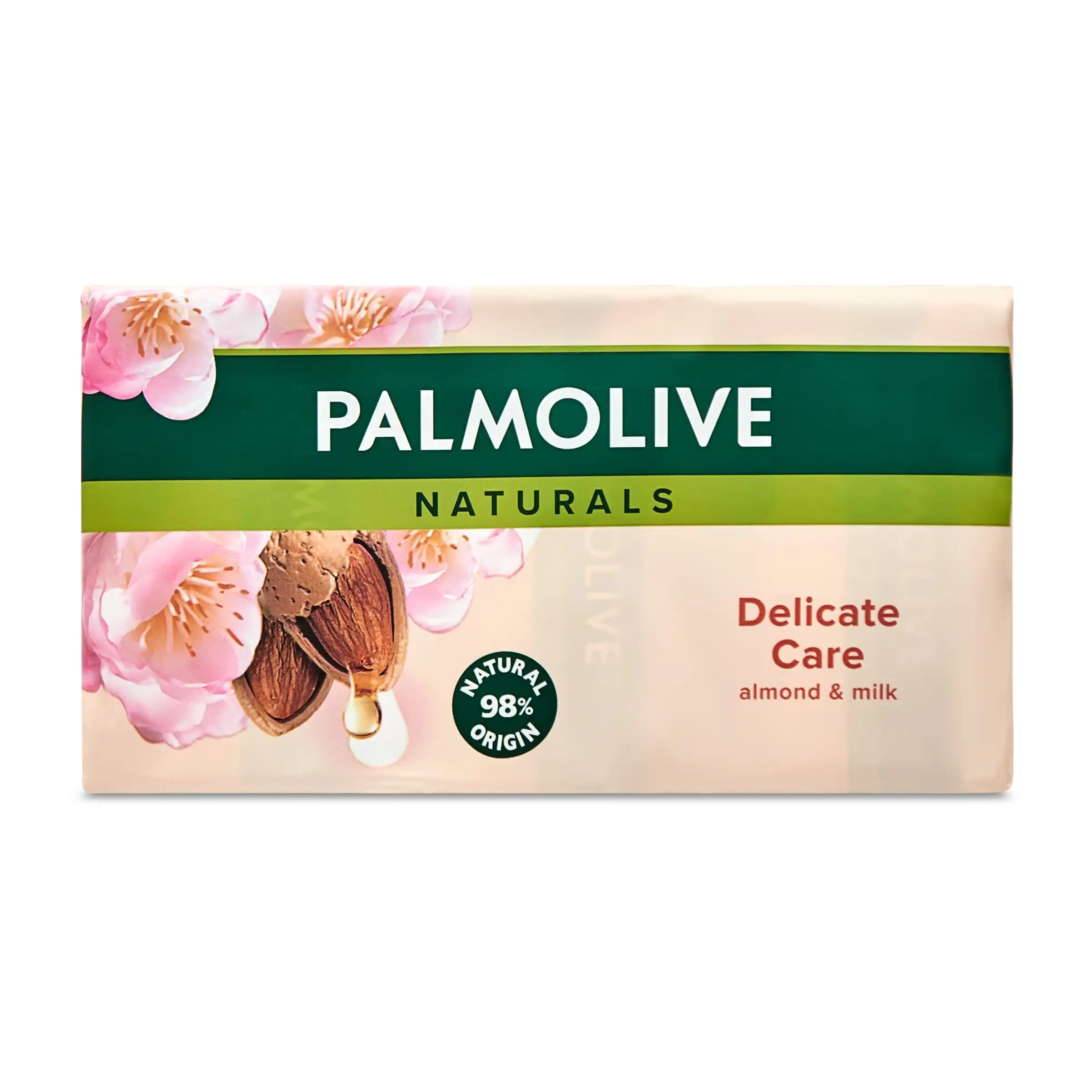 Palmolive Natural Delicate Soap with Almond Milk-Pack of 6 Bars 90g , palmolive