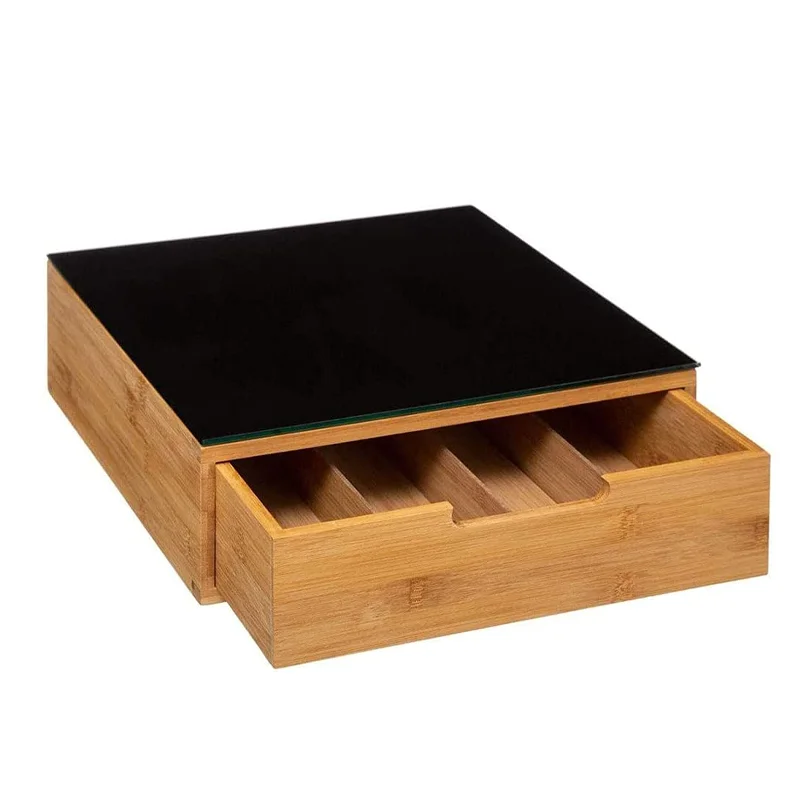 MAXHOME-Soporte Para Cápsulas De Café Estante De Almacenamiento Organizador Cajón Para Máquina