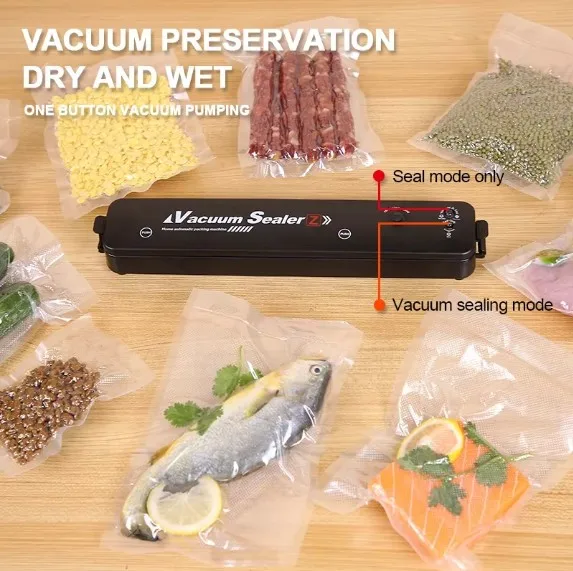 A & M MARBELLA Vacuum Packaging Machine 2 in 1 Vacuum Sealer for Home Vacuum Packers Professional Vacuum Food Machine Automatic Food Storage Plastic Bag Sealer