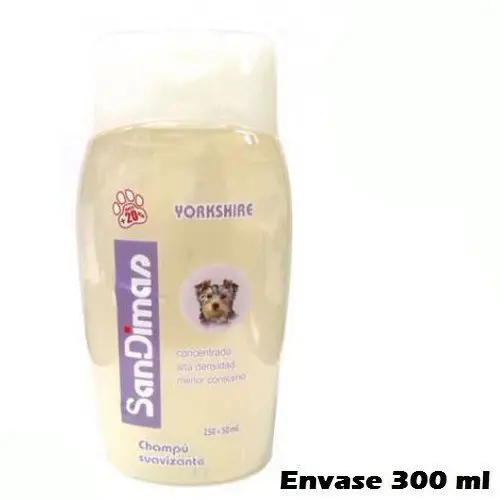 Champú suavizante SANDIMAS 300ml para perros YORKSHIRE