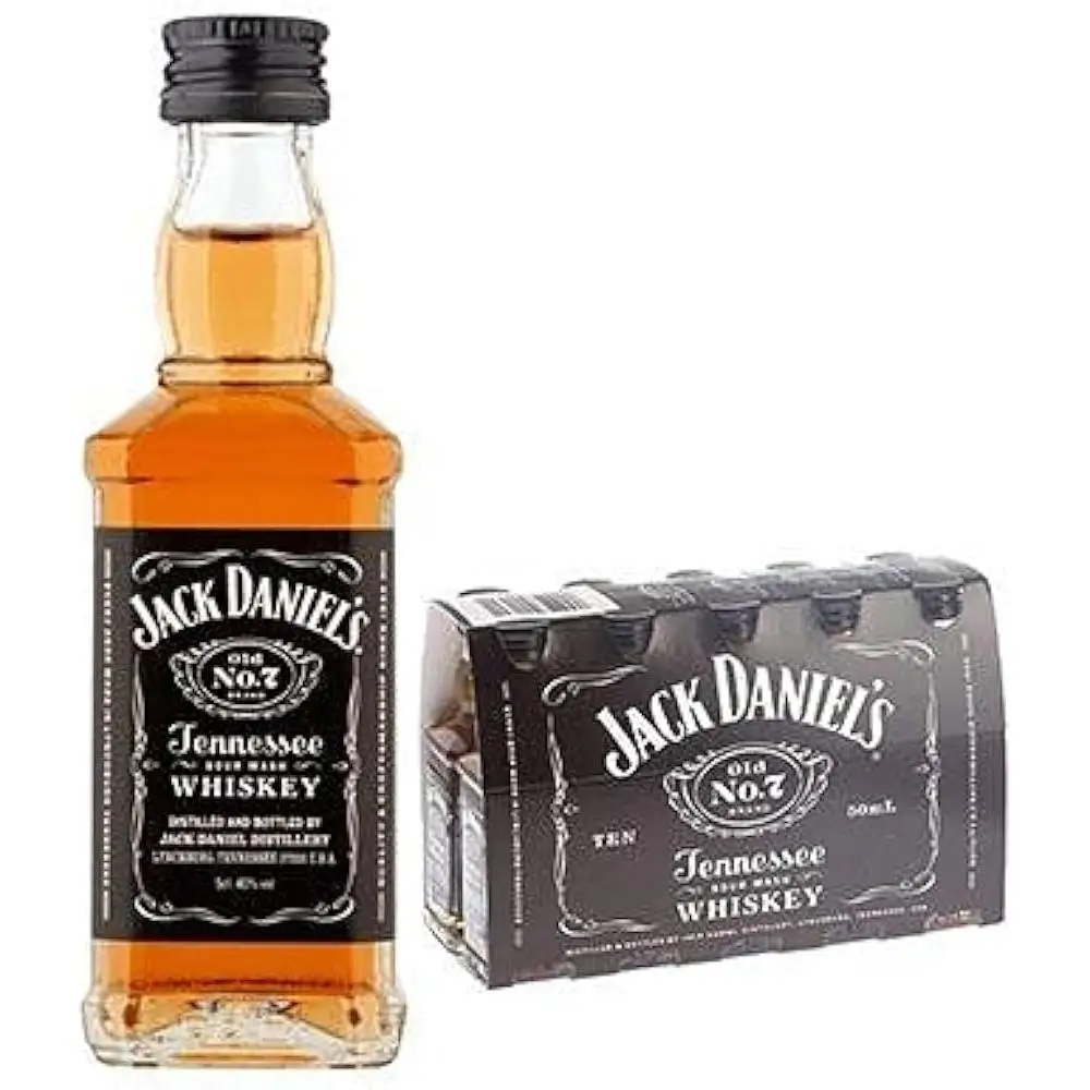 MINI WHISKY JACK DANIEL'S 5CL (10 Unds) -mild and deep flavor