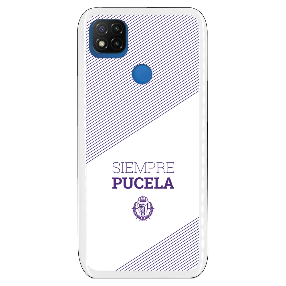 Original cover compatible with Xiaomi Redmi 9C - Real Valladolid always Pucela