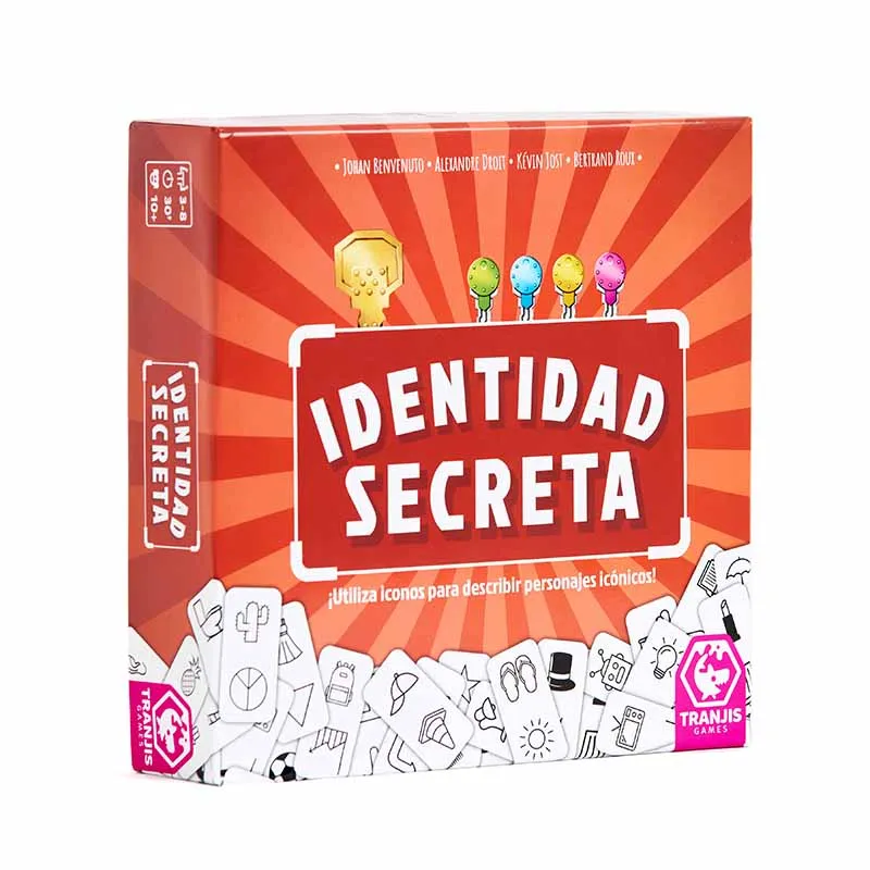 Secret Identity, Edited By Tranjis Games, Classic Family Board Game, Perfect for Multiple Players, Family Entertainment Set