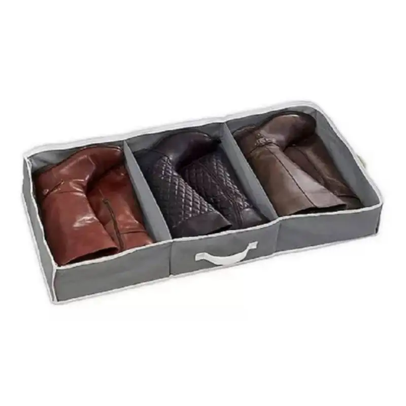 Organizador de Zapatos y Ropa Debajo de la Cama con Ventana Transparente Ajustable