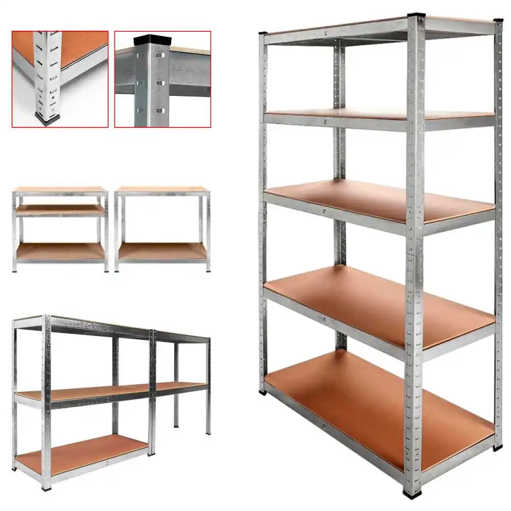 Ociodual galvanized metal shelving supports up to 875kg 5 shelves 180x90x40cm Ideal garage