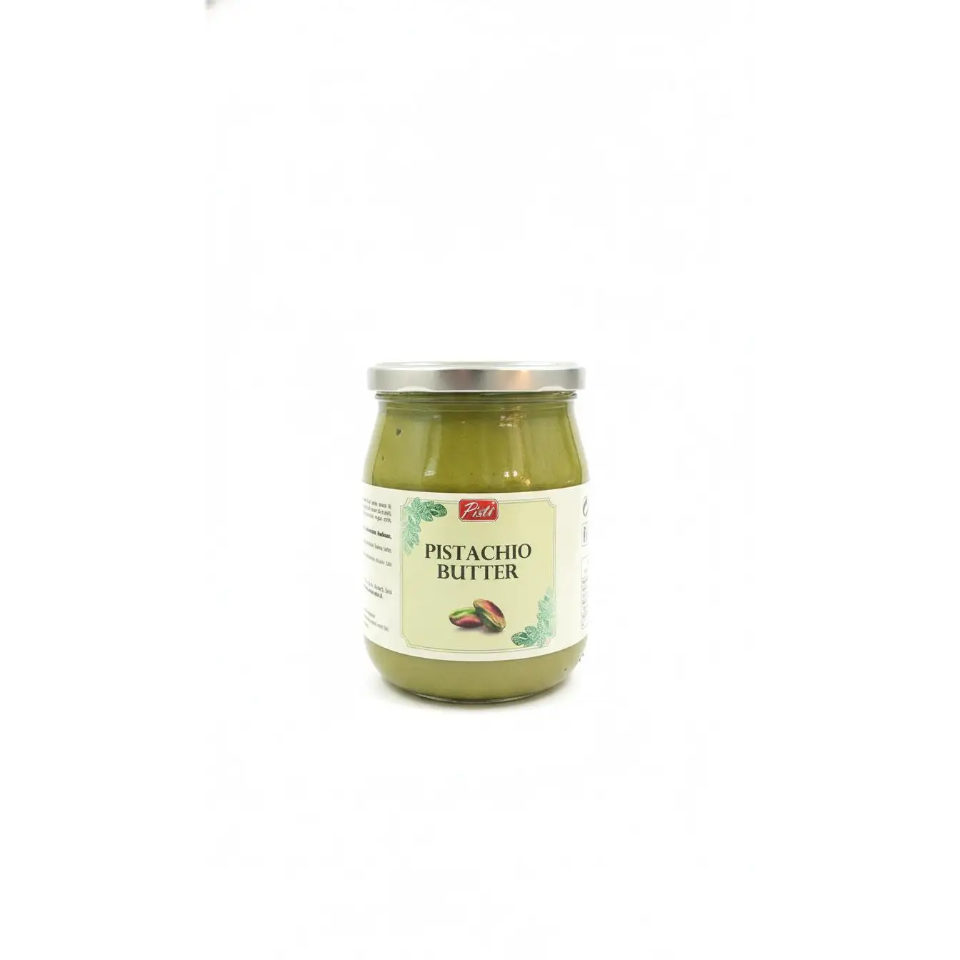 Crema para untar de Pistacho- Pisti Pistachio - Butter Pistachio – Deliciosa Crema de Pistacho 45%, Ideal para Desayunos y Postres Italianos 600gr