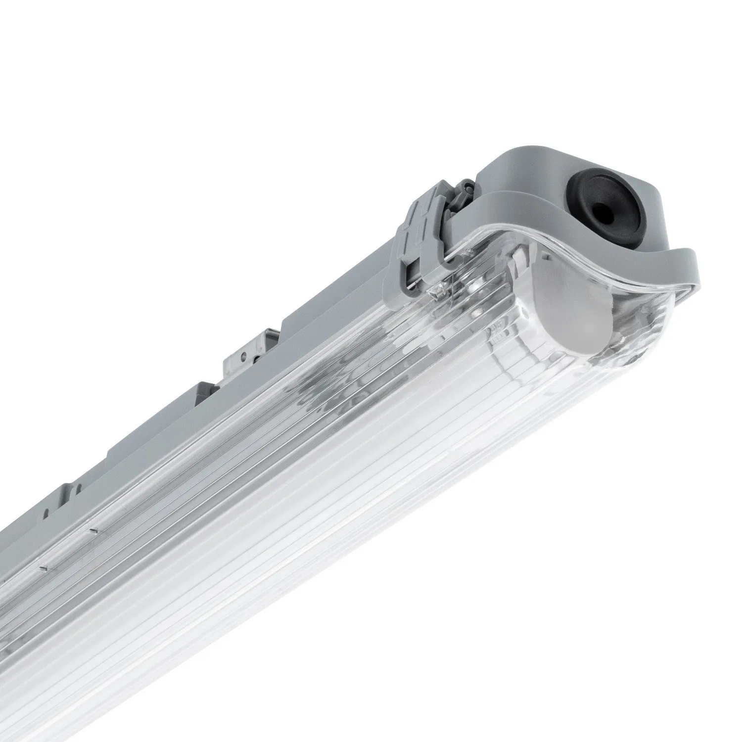 Ledkia Pantalla Estanca LED con Tubo LED 150 cm IP65 Conexión un Lateral