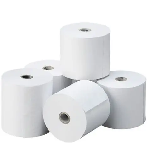 Rollos TPV marca RECLINE modelo Pack 4 Rollo Papel Térmico GENÉRICO 80 x 80 x 12 mm - 0063