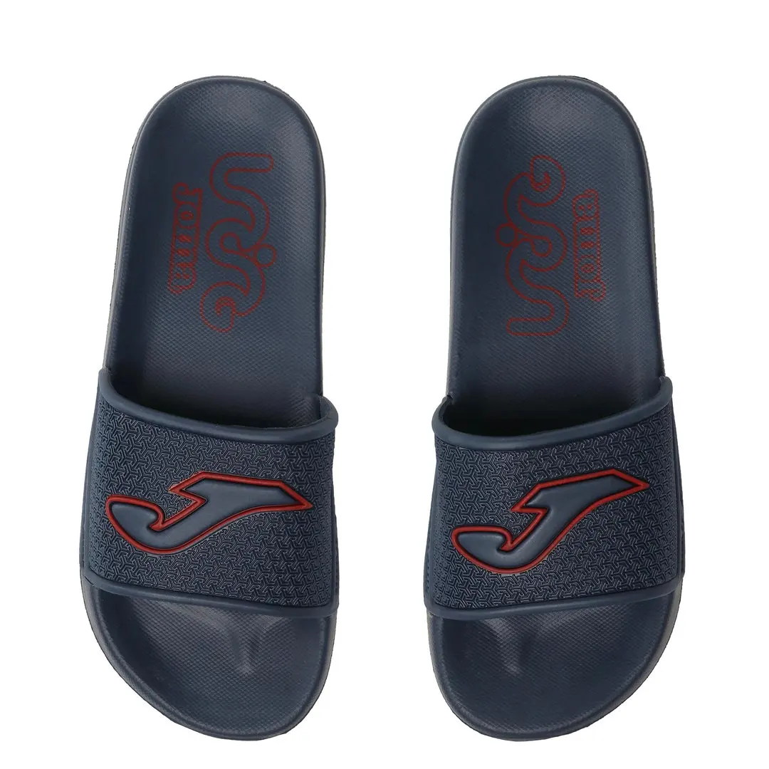 Joma chanclas de pala para niño en color azul marino