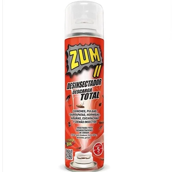ZUM II Descarga Total Desinsectador Aerosol Insecticida 250 ML (335cc)