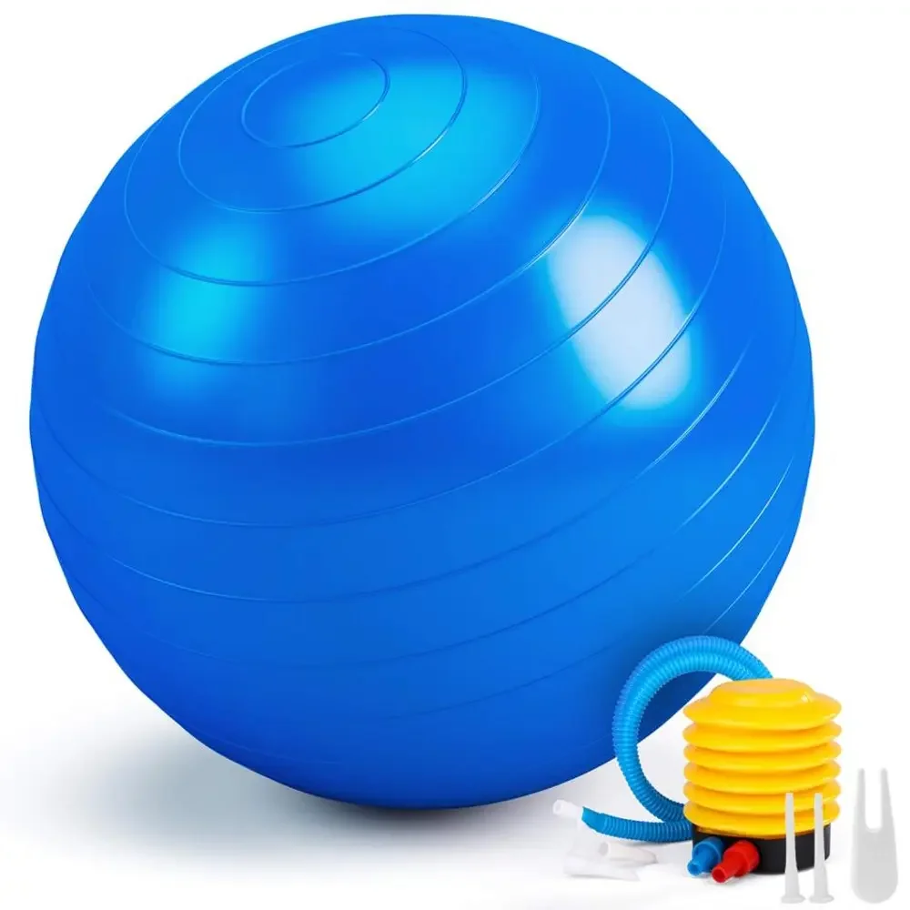 Ozio Fitness Fitball Pelota Yoga Pilates 65cm Azul Resistente
