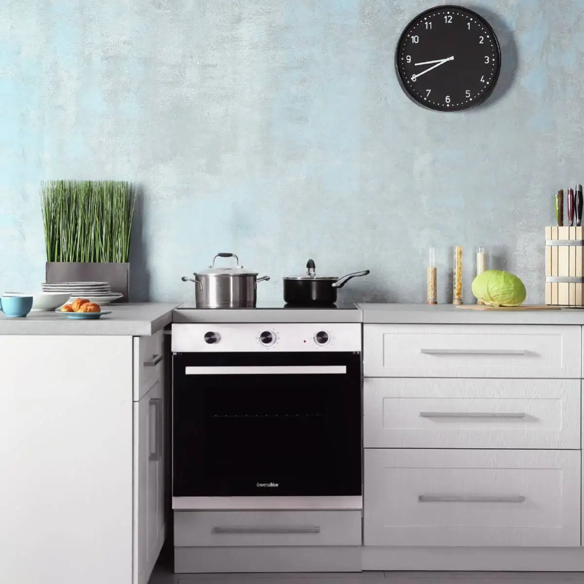 Universalblue digital multifunction oven stainless steel 67l - convection grill |   Timer and accessories included