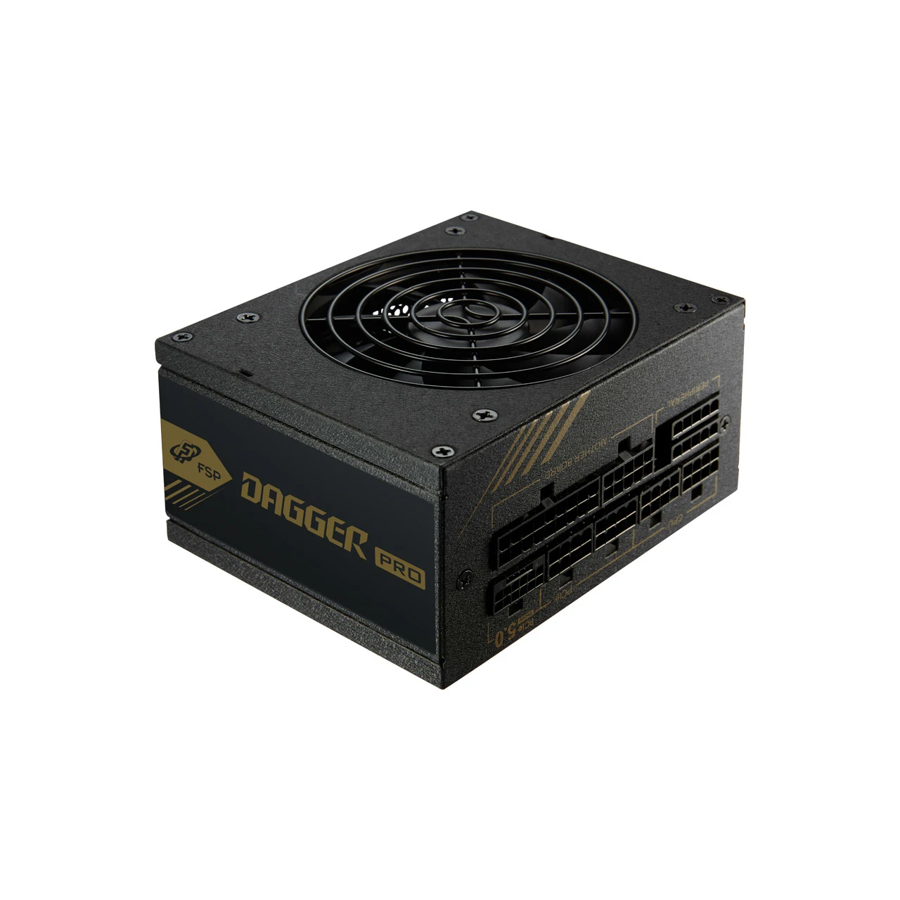 Firma Negro Fsp Dagger Pro Atx3.0(Pcie5.0) 850W Fuente De Alimentación 20+4 Pin Atx Sfx