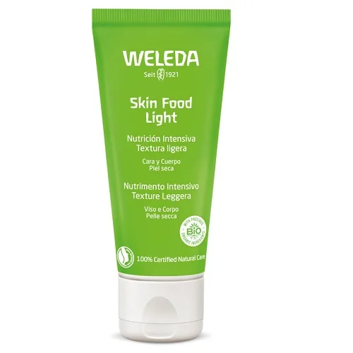 Weleda Skin Food Light Crema Hidratante Facial Textura Ligera Extractos de Plantas