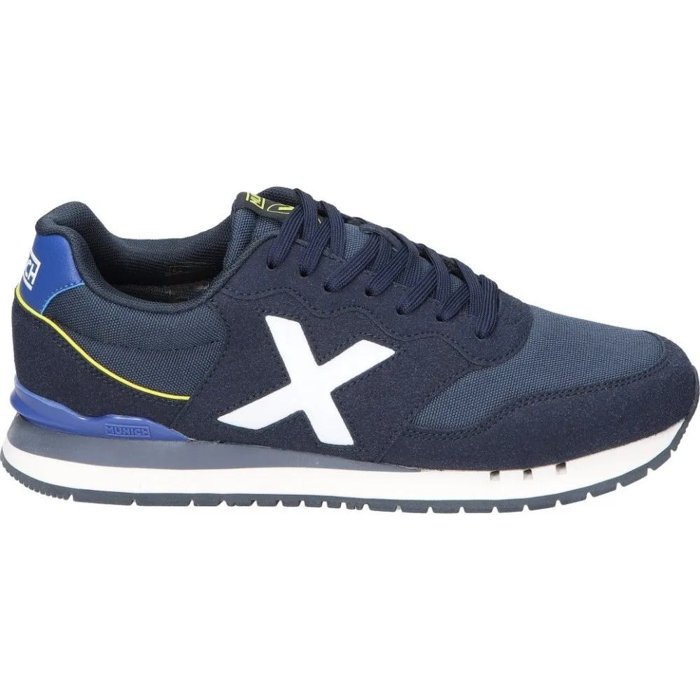 MUNICH | Zapatillas Munich Dash 261 para Hombre – Deportiva en Color Azul Marino con Detalles en Blanco – Sneakers con Cordones – Estilo Casual – Versátiles y Combinables – Cómodas – Modelo 4150261