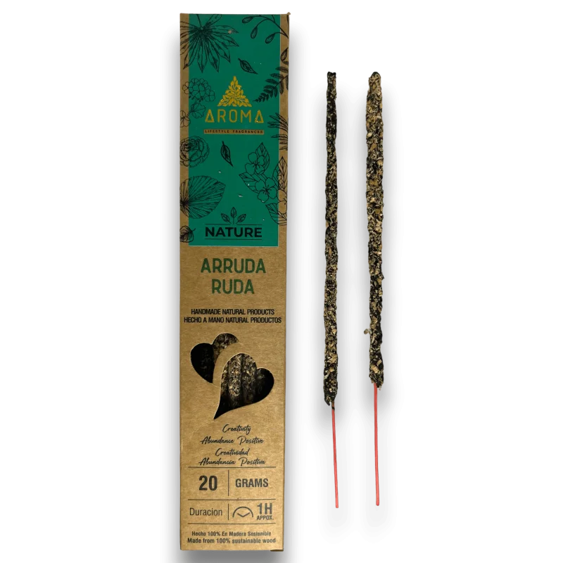 Ruda aroma nature arruda organic incense - 20gr box. #1